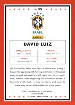 2015 Donruss - Bronze Press Proof #55 David Luiz Back
