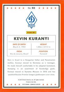 2015 Donruss - Gold Panini Logo #93 Kevin Kuranyi Back