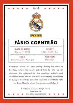 2015 Donruss - Gold Press Proof #6 Fabio Coentrao Back