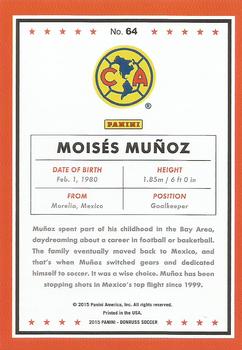 2015 Donruss - Gold Press Proof #64 Moises Munoz Back