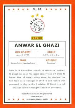 2015 Donruss - Green Soccer Ball #99 Anwar El Ghazi Back