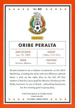 2015 Donruss - Green Soccer Ball #63 Oribe Peralta Back