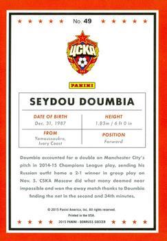 2015 Donruss - Red Soccer Ball #49 Seydou Doumbia Back