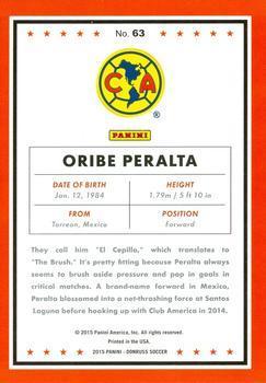 2015 Donruss - Red Soccer Ball #63 Oribe Peralta Back