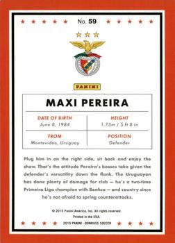 2015 Donruss - Silver Press Proof #59 Maxi Pereira Back