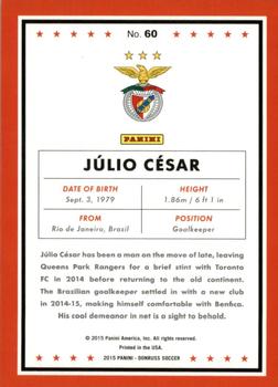 2015 Donruss - Silver Press Proof #60 Julio Cesar Back