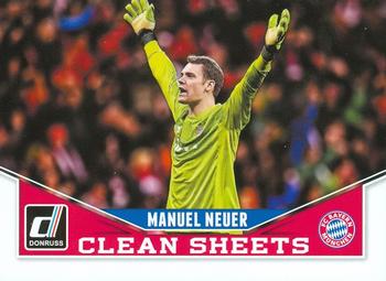 2015 Donruss - Clean Sheets #8 Manuel Neuer Front