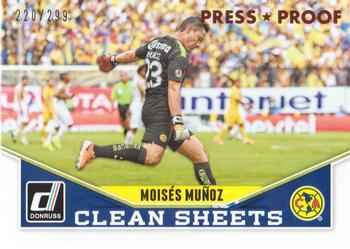 2015 Donruss - Clean Sheets Bronze Press Proof #9 Moises Munoz Front