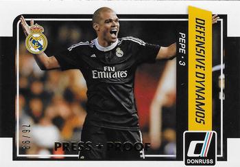 2015 Donruss - Defensive Dynamos Gold Press Proof #8 Pepe Front