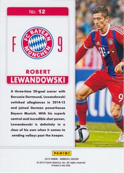 2015 Donruss - Fantastic Finishers #12 Robert Lewandowski Back