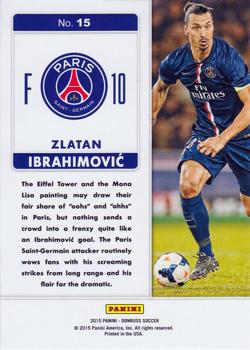 2015 Donruss - Fantastic Finishers Bronze Press Proof #15 Zlatan Ibrahimovic Back