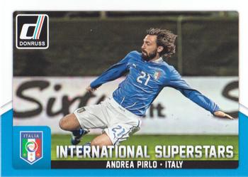 2015 Donruss - International Superstars #2 Andrea Pirlo Front