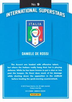 2015 Donruss - International Superstars #9 Daniele De Rossi Back