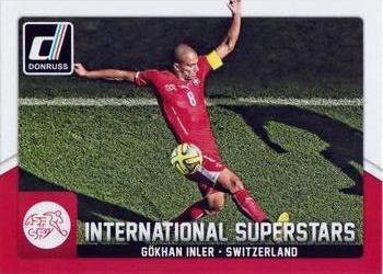 2015 Donruss - International Superstars #18 Gokhan Inler Front