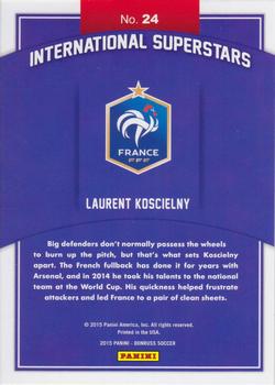 2015 Donruss - International Superstars #24 Laurent Koscielny Back
