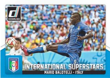 2015 Donruss - International Superstars #27 Mario Balotelli Front