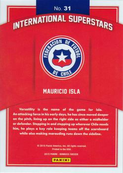 2015 Donruss - International Superstars #31 Mauricio Isla Back