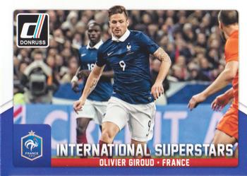 2015 Donruss - International Superstars #35 Olivier Giroud Front