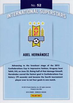2015 Donruss - International Superstars #52 Abel Hernandez Back