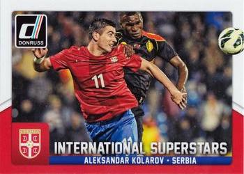 2015 Donruss - International Superstars #56 Aleksandar Kolarov Front