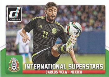 2015 Donruss - International Superstars #58 Carlos Vela Front