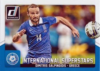 2015 Donruss - International Superstars #62 Dimitris Salpingidis Front