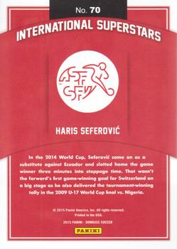 2015 Donruss - International Superstars #70 Haris Seferovic Back