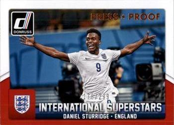 2015 Donruss - International Superstars Bronze Press Proof #8 Daniel Sturridge Front