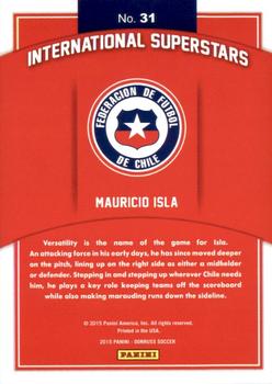 2015 Donruss - International Superstars Bronze Press Proof #31 Mauricio Isla Back