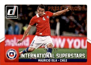 2015 Donruss - International Superstars Bronze Press Proof #31 Mauricio Isla Front