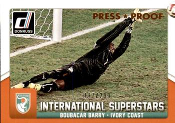 2015 Donruss - International Superstars Bronze Press Proof #54 Boubacar Barry Front