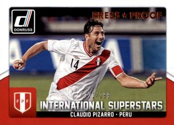 2015 Donruss - International Superstars Bronze Press Proof #59 Claudio Pizarro Front