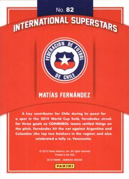 2015 Donruss - International Superstars Bronze Press Proof #82 Matias Fernandez Back