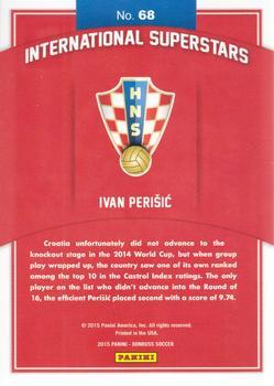 2015 Donruss - International Superstars Gold Panini Logo #68 Ivan Perisic Back