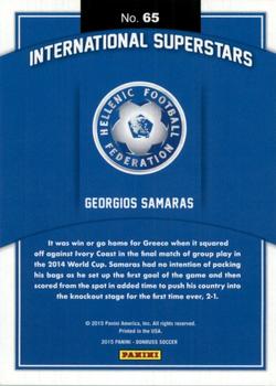2015 Donruss - International Superstars Gold Press Proof #65 Georgios Samaras Back