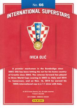 2015 Donruss - International Superstars Gold Press Proof #66 Ivica Olic Back