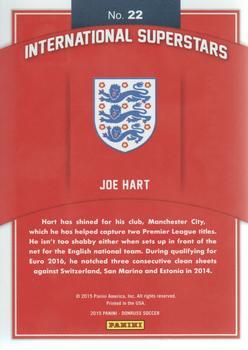 2015 Donruss - International Superstars Red Soccer Ball #22 Joe Hart Back