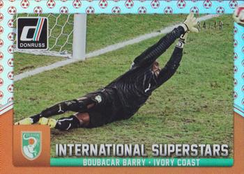 2015 Donruss - International Superstars Red Soccer Ball #54 Boubacar Barry Front
