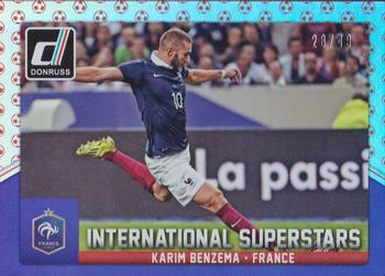 2015 Donruss - International Superstars Red Soccer Ball #60 Karim Benzema Front