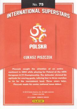 2015 Donruss - International Superstars Red Soccer Ball #75 Lukasz Piszczek Back