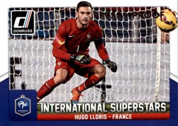 2015 Donruss - International Superstars Silver Press Proof #20 Hugo Lloris Front