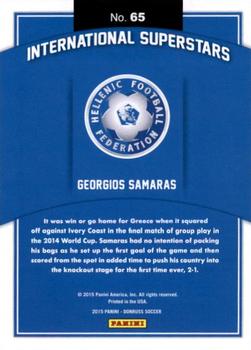 2015 Donruss - International Superstars Silver Press Proof #65 Georgios Samaras Back