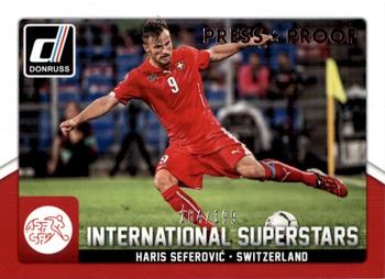 2015 Donruss - International Superstars Silver Press Proof #70 Haris Seferovic Front