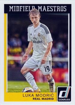2015 Donruss - Midfield Maestros #17 Luka Modric Front