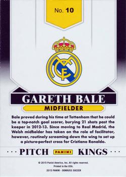 2015 Donruss - Pitch Kings #10 Gareth Bale Back