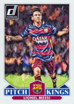 2015 Donruss - Pitch Kings #17 Lionel Messi Front