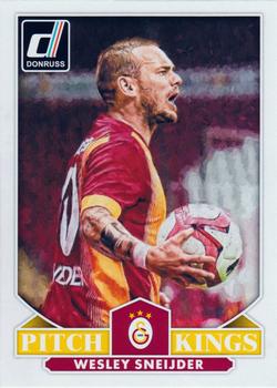 2015 Donruss - Pitch Kings #24 Wesley Sneijder Front