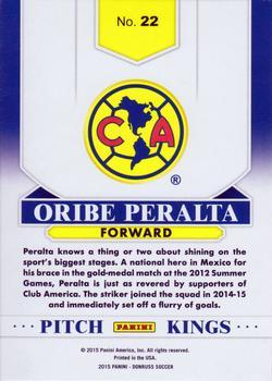 2015 Donruss - Pitch Kings Gold Press Proof #22 Oribe Peralta Back