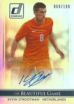 2015 Donruss - The Beautiful Game Signatures Silver #BG-KS Kevin Strootman Front