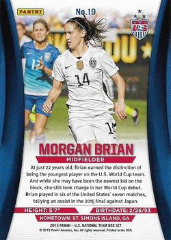 2015 Panini U.S. National Team #19 Morgan Brian Back